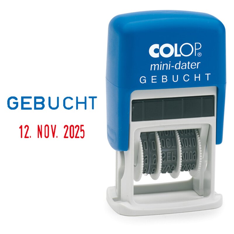 Datumstempel Colop Mini Dater Mit Gebucht S L