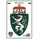 Schild Motiv "Steiermark" Wappen Landkarte...