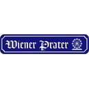 Schild "Wiener Prater" 46 x 10 cm Blechschild...