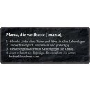 Schild Spruch "Mama weltbeste – Liebe,...