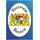 Schild Wappen "Freistaat Bayern blau" 20 x 30 cm