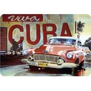 Schild Motiv "Viva Cuba" Auto Vintage 20 x 30 cm