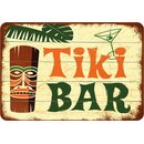 Schild Spruch "Tiki Bar" 20 x 30 cm