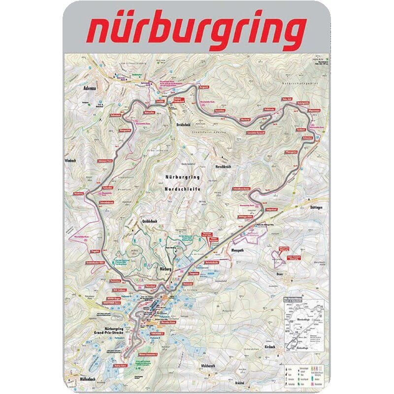 Nürburgring Karte : Historie - Nürburgring