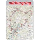 Schild Motiv "Nürburgring" Karte 20 x 30 cm