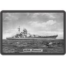 Schild Motiv Schiff "SMS Bismarck" Krieg...