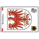 Schild Motiv "Brandenburg" Wappen Landkarte 20...