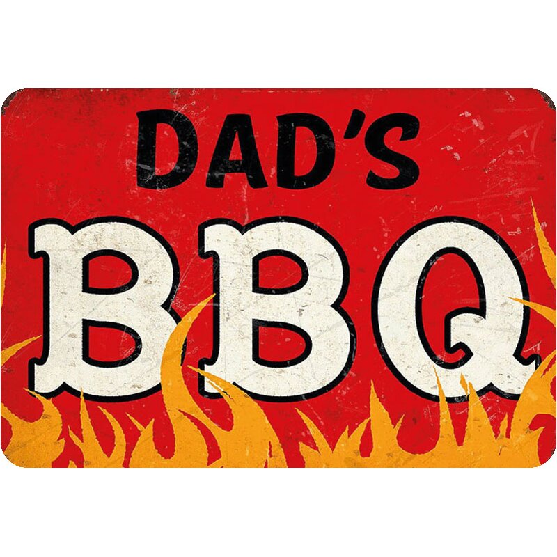 Schild Spruch Dads q Feuer X 30 Cm 7 99