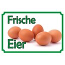 Schild Spruch "Frische Eier" 20 x 30 cm