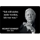 Schild Zitat "will nichts mehr werden, ich war...