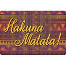 Schild Spruch "Hakuna Matata" 20 x 30 cm