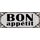 Schild Spruch "Bon appetit" 27 x 10 cm Blechschild