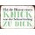 Schild Spruch "Blume, Knick, Schmetterling zu dick" 30 x 20 cm Blechschild