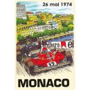 Schild Motiv "Monaco 26. Mai 1974" 20 x 30 cm...