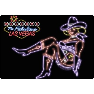 Schild Motiv "Welcome to fabulous Las Vegas" 30 x 20 cm Blechschild