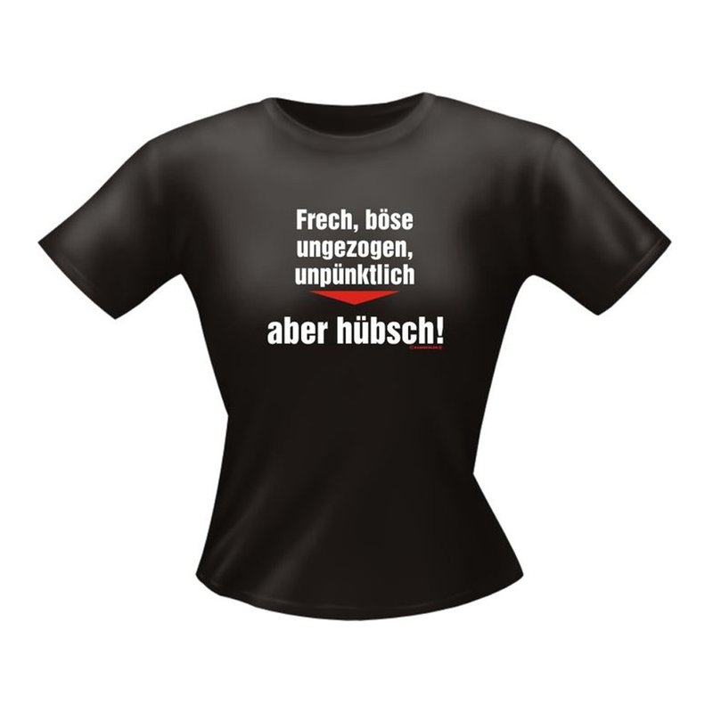 Damen TShirt Motiv/Spruch aber hübsch Größe S, 10,49