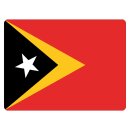 Blechschild "Flagge Osttimor" 40 x 30 cm...