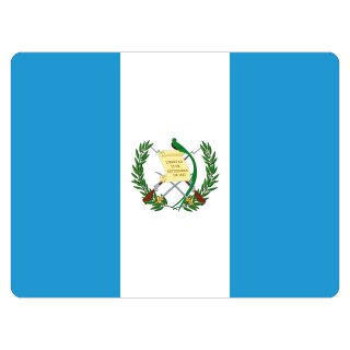 Blechschild "Flagge Guatemala" 40 x 30 cm Dekoschild Fahnen