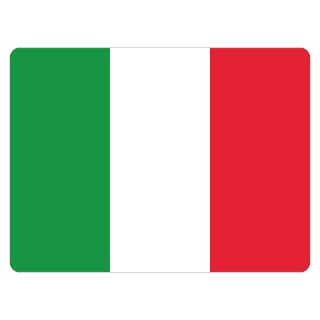 Blechschild "Flagge Italien" 40 x 30 cm Dekoschild Italien Flagge