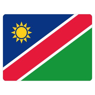 Blechschild "Flagge Namibia" 40 x 30 cm Dekoschild Nationalflaggen