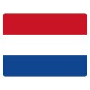 Blechschild "Flagge Niederlande" 40 x 30 cm...