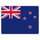 Blechschild "Flagge Neuseeland" 40 x 30 cm...