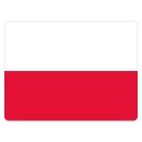 Blechschild "Flagge Polen" 40 x 30 cm...