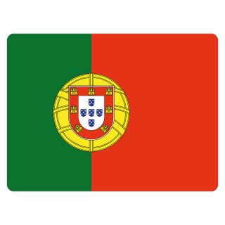 Blechschild "Flagge Portugal" 40 x 30 cm Dekoschild Nationalflaggen