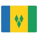 Blechschild "Flagge St. Vincent und Grenadinen"...