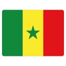 Blechschild "Flagge Senegal" 40 x 30 cm...