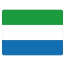 Blechschild "Flagge Sierra Leone" 40 x 30 cm...