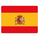 Blechschild "Flagge Spanien" 40 x 30 cm...