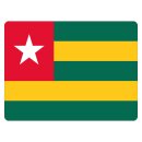 Blechschild "Flagge Togo" 40 x 30 cm Dekoschild...