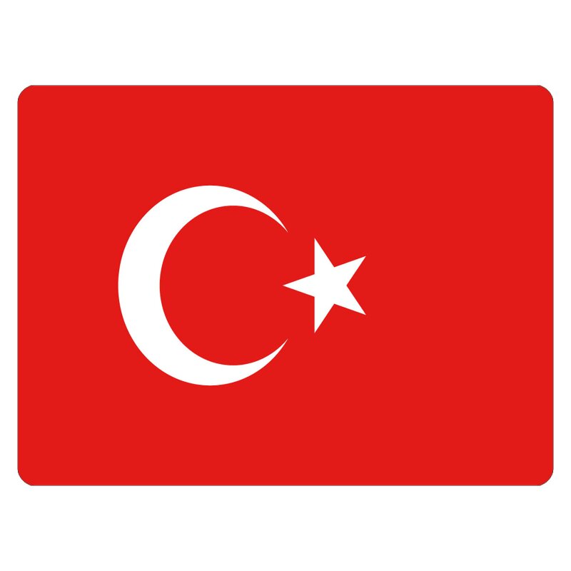 Schild Flagge Türkei, 12,99