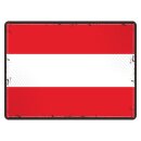 Blechschild "Flagge Österreich Retro" 40 x...