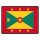 Blechschild "Flagge Grenada Retro" 40 x 30 cm Dekoschild Nationalflaggen