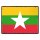 Blechschild "Flagge Myanmar Retro" 40 x 30 cm Dekoschild Länderflagge