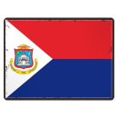 Blechschild "Flagge St. Maarten Retro" 40 x 30...