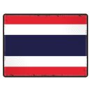 Blechschild "Flagge Thailand Retro" 40 x 30 cm...