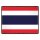 Blechschild "Flagge Thailand Retro" 40 x 30 cm Dekoschild Nationalflaggen