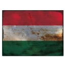 Blechschild "Flagge Ungarn Rusty Look" 40 x 30...