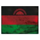 Blechschild "Flagge Malawi Rusty Look" 40 x 30...