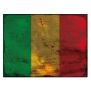 Blechschild "Flagge Mali Rusty Look" 40 x 30 cm...