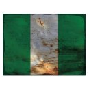 Blechschild "Flagge Nigeria Rusty Look" 40 x 30...