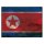 Blechschild "Flagge Nordkorea Rusty Look" 40 x 30 cm Dekoschild Nationalflaggen