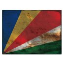 Blechschild "Flagge Seychellen Rusty Look" 40 x...