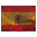 Blechschild "Flagge Spanien Rusty Look" 40 x 30...