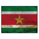 Blechschild "Flagge Surinam Rusty Look" 40 x 30...