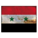 Blechschild "Flagge Syrien Rusty Look" 40 x 30...