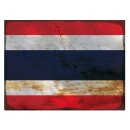 Blechschild "Flagge Thailand Rusty Look" 40 x...